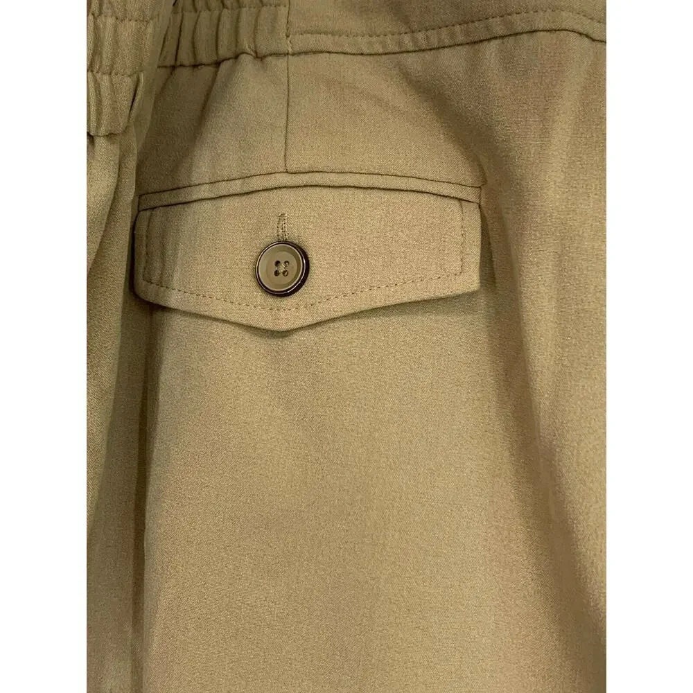 Larry Levine Woman Tan Capri Convertible pants 22W